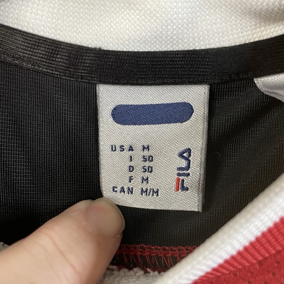 Fila Sport SZ(M) Live In‎ Motion Red Black Active Running Sleeveless Tank - Picture 3 of 7